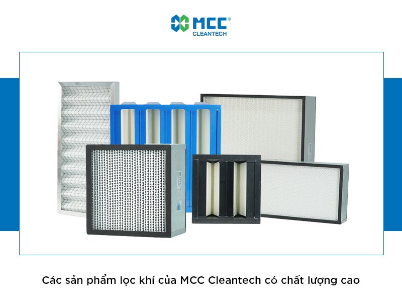 Các sản phẩm lọc khí của MCC Cleantech